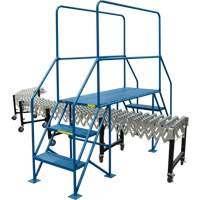 Crossover Ladder, 35-1/2" Overall Span, 31-1/2" H x 22" D, 22" Step Width Les Fournitures Industrielles Méga