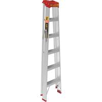 Step Ladder, 6', Aluminum, 200 lbs. Capacity, Type 3 Les Fournitures Industrielles Méga
