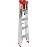 Step Ladder with Paint Tray, 5', Aluminum, 200 lbs. Capacity, Type 3 Les Fournitures Industrielles Méga
