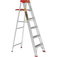 Step Ladder with Paint Tray, 6', Aluminum, 200 lbs. Capacity, Type 3 Les Fournitures Industrielles Méga