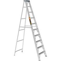 Step Ladder, 10', Aluminum, 225 lbs. Capacity, Type 2 Les Fournitures Industrielles Méga