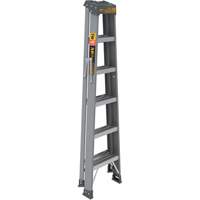 Step Ladder, 6', Fibreglass, 225 lbs. Capacity, Type 2 Les Fournitures Industrielles Méga