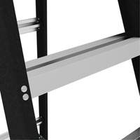Step Ladder with Paint Tray, 10', Fibreglass, 250 lbs. Capacity, Type 1 Les Fournitures Industrielles Méga