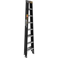 Step Ladder, 8', Fibreglass, 250 lbs. Capacity, Type 1 Les Fournitures Industrielles Méga