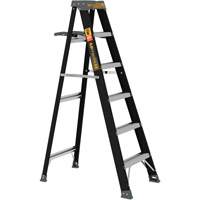 Step Ladder with Paint Tray, 6', Fibreglass, 250 lbs. Capacity, Type 1 Les Fournitures Industrielles Méga