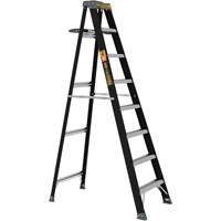 Step Ladder with Paint Tray, 8', Fibreglass, 250 lbs. Capacity, Type 1 Les Fournitures Industrielles Méga