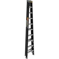 Step Ladder with Paint Tray, 10', Fibreglass, 250 lbs. Capacity, Type 1 Les Fournitures Industrielles Méga