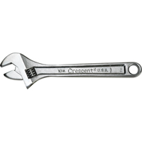Crescent Adjustable Wrenches, 6" L, 15/16" Max Width, Chrome Les Fournitures Industrielles Méga