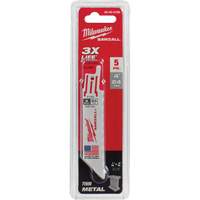 Lames de scie alternative Sawzall, Bim&eacute;tal, 24 Dents par pouce, 4" lo x 3/4" la Les Fournitures Industrielles Méga