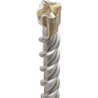 MX4 4-Cutter SDS-Plus Rotary Hammer Drill Bit, 1", SDS-Plus Shank, Carbide Les Fournitures Industrielles Méga