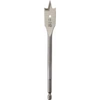 M&egrave;che plate, Diam&egrave;tre de 11/16", Tige 1/4" hex, Longeur de 6-1/8" Les Fournitures Industrielles Méga