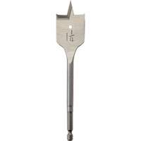 M&egrave;che plate, Diam&egrave;tre de 1-1/4", Tige 1/4" hex, Longeur de 6" Les Fournitures Industrielles Méga