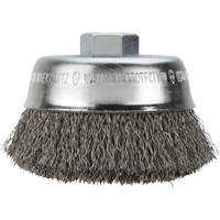 Carbon Steel Crimped Wire Cup Brush Les Fournitures Industrielles Méga