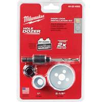 Hole Dozer Door Lock Hole Saw Kit, 4 Pieces Les Fournitures Industrielles Méga