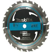 Carbide-Tipped Circular Framing Saw Blade, 8-1/4", 24 Teeth, Wood Use Les Fournitures Industrielles Méga