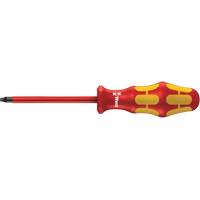 Insulated Square Plus Screwdriver, #2 Tip, Round, 8-1/16" L, Plastic Handle Les Fournitures Industrielles Méga