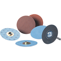 Disque &agrave; changement rapide Standard Abrasives, 3" dia., Grain P240, Oxyde d'aluminium Les Fournitures Industrielles Méga