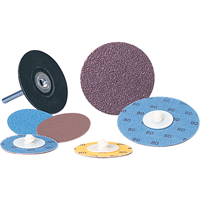 Disque &agrave; changement rapide Standard Abrasives, 2" dia., Grain 36, Oxyde d'aluminium Les Fournitures Industrielles Méga