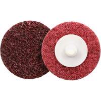 Disque de conditionnement de surface &agrave; remplacement rapide Standard Abrasives, 2" dia., Grain Moyen, Oxyde d'aluminium Les Fournitures Industrielles Méga