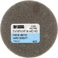 Standard Abrasives Unitized Wheel, 3" x 1/4", 1/4" Arbor, Fine Grit, Aluminum Oxide Les Fournitures Industrielles Méga