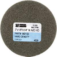 Standard Abrasives Unitized Wheel, 3" x 1/8", 1/4" Arbor, Medium Grit, Aluminum Oxide Les Fournitures Industrielles Méga