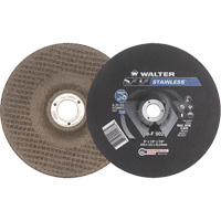 Stainless Steel Depressed Centre Grinding Wheels, 9" x 1/8", 7/8" Arbor, Type 27 Les Fournitures Industrielles Méga