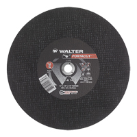 Meule &agrave; tronçonner rapide en acier inoxydable Portacut, 14" x 1/8", Arbre de 7/8", Type 1, Oxyde d'aluminium, 5400 Tr/min Les Fournitures Industrielles Méga