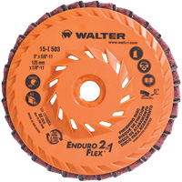 Meule &agrave; lamelles Enduro-Flex 2-in-1, 5" x 5/8"-11, Grain 80, C&eacute;ramique Les Fournitures Industrielles Méga