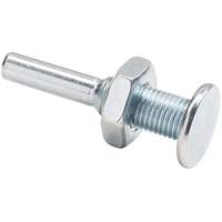 Mandrin pour brosse mont&eacute;e &agrave; fils nou&eacute;s double Les Fournitures Industrielles Méga