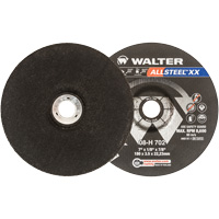 ALLSTEEL XX Depressed Centre Grinding Wheels, 7" x 1/8", 7/8" Arbor, Type 27 Les Fournitures Industrielles Méga