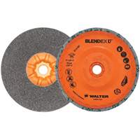 Brosse coupe de finition Blendex U, 5" dia., Grain Fin, Carbure de silicium Les Fournitures Industrielles Méga
