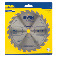 Contractor Saw Blades - Classic Series Saw Blades, 7-1/4", 24 Teeth, Wood Use Les Fournitures Industrielles Méga