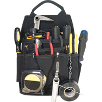 Porte-outils professionnels pour &eacute;lectricien, Porte-outil multiple, Polyester, 11 Poches Les Fournitures Industrielles Méga