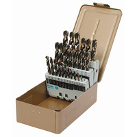 Jobber Length Drill Set, 15 Pieces, High Speed Steel Les Fournitures Industrielles Méga