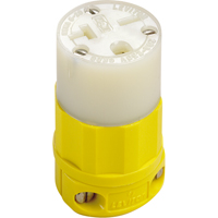 2-Pole 3-Wire Grounding Straight Blade Connector, 5-20P, Nylon Les Fournitures Industrielles Méga