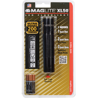 XL50Flashlights, LED, 200 Lumens, AAA Batteries Les Fournitures Industrielles Méga