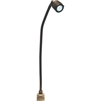 Lampe &agrave; col-de-cygne &agrave; flux &eacute;lev&eacute; de la s&eacute;rie LS, 5 W, DEL, Col 20", Noir Les Fournitures Industrielles Méga