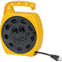 Wind-Up Extension Cord, 25', SJT, 16/3 Gauge, 10 A Les Fournitures Industrielles Méga