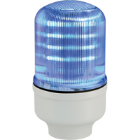 Balises modulaires multifonctionnelles &agrave; DEL Streamline, Continu/Clignotement/Rotatif, Bleu Les Fournitures Industrielles Méga