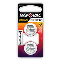 CR2032 Lithium Coin Cell Batteries, 3 V Les Fournitures Industrielles Méga