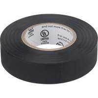Ruban isolant, 19 mm (3/4") x 18 m (60'), Noir, 7 mils Les Fournitures Industrielles Méga