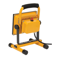 Portable Work Light, LED, 20 W, 2500 Lumens, Aluminum Housing Les Fournitures Industrielles Méga