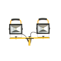 Twin-Head Work Light, LED, 40 W, 4800 Lumens, Aluminum Housing Les Fournitures Industrielles Méga