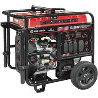 G&eacute;n&eacute;ratrice &agrave; essence &agrave; deux cylindres en V, 15 000 W de surtension, 12 500 W nominale, 120 V/240 V, R&eacute;servoir de 40 L Les Fournitures Industrielles Méga