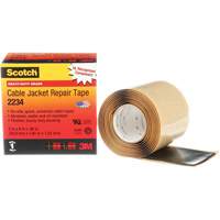 Ruban de r&eacute;paration de gaines pour c&acirc;bles Scotch, 51 mm (2") x 1,8 m (6'), Noir, 60 mils Les Fournitures Industrielles Méga