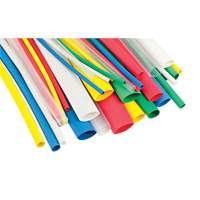 Tube thermor&eacute;tractable, Paroi mince, 1/2', 0,25" (6,35mm) - 0,25" (6,35mm) Les Fournitures Industrielles Méga