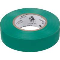 Ruban isolant, 19 mm (3/4") x 18 m (60'), Vert, 7 mils Les Fournitures Industrielles Méga