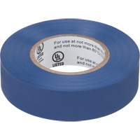 Ruban isolant, 19 mm (3/4") x 18 m (60'), Bleu, 7 mils Les Fournitures Industrielles Méga