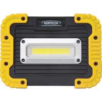 Portable Work Light, LED, 10 W, 1000 Lumens, Plastic Housing Les Fournitures Industrielles Méga