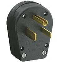 Prise d'alimentation double, Thermoplastique, 30 A/50 A, 250 V Les Fournitures Industrielles Méga